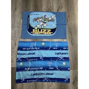 Disney Home Vintage Buzz Lightyear Sector Protector Standard Pillowcase and Sham